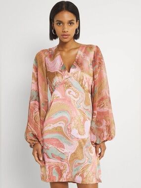 Never Fully Dressed Monique marble dress